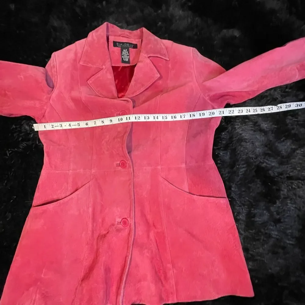 Dialogue Suede Jacket SZ M - Picture 7 of 11